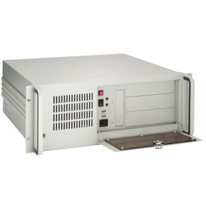 Axiomtek AX61400 4U Rackmount chassis for Full-size SBC & ATX Motherboard, black or beige, w/o power supply